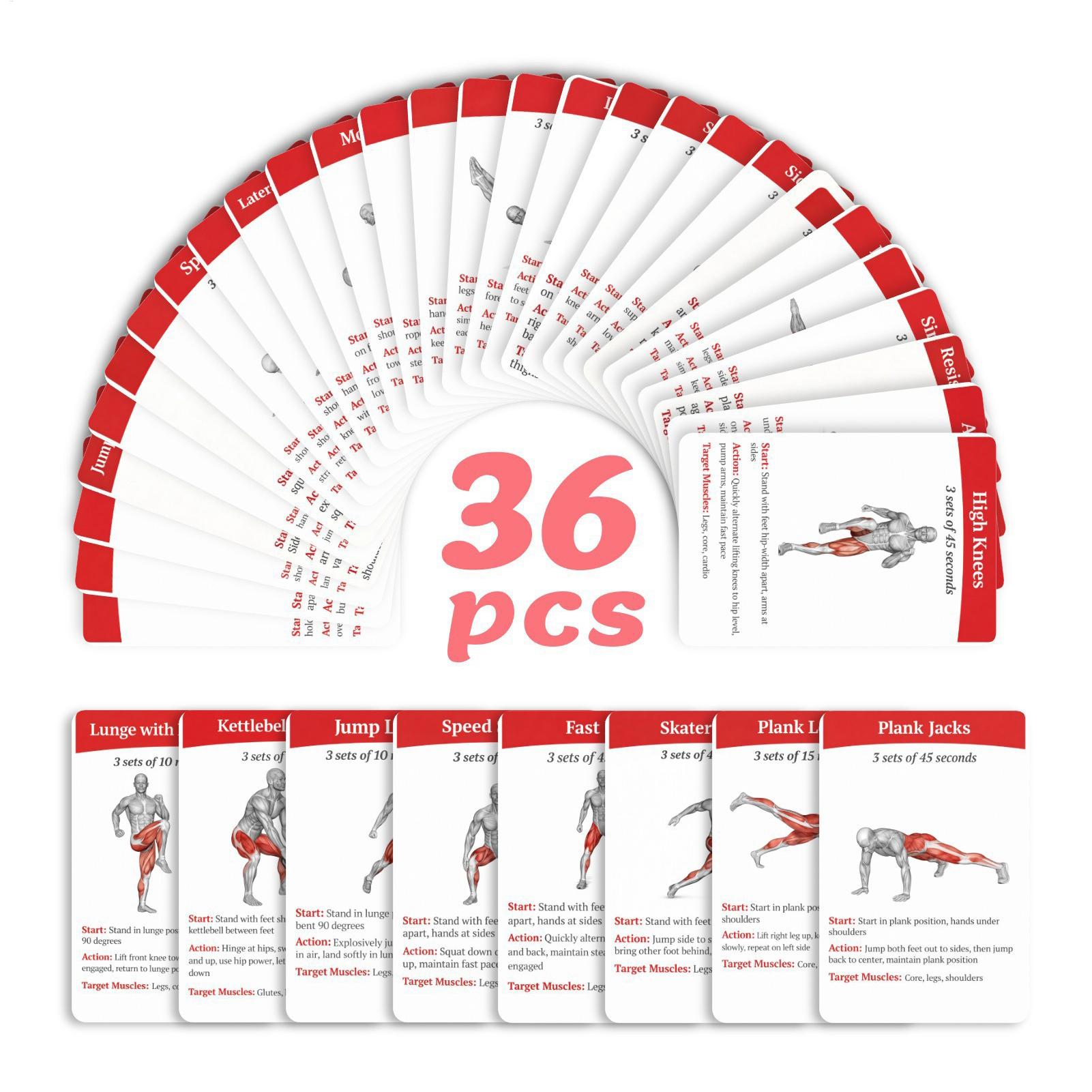 Карточки для тренировок, набор – обзор и цена Home Gym Portable