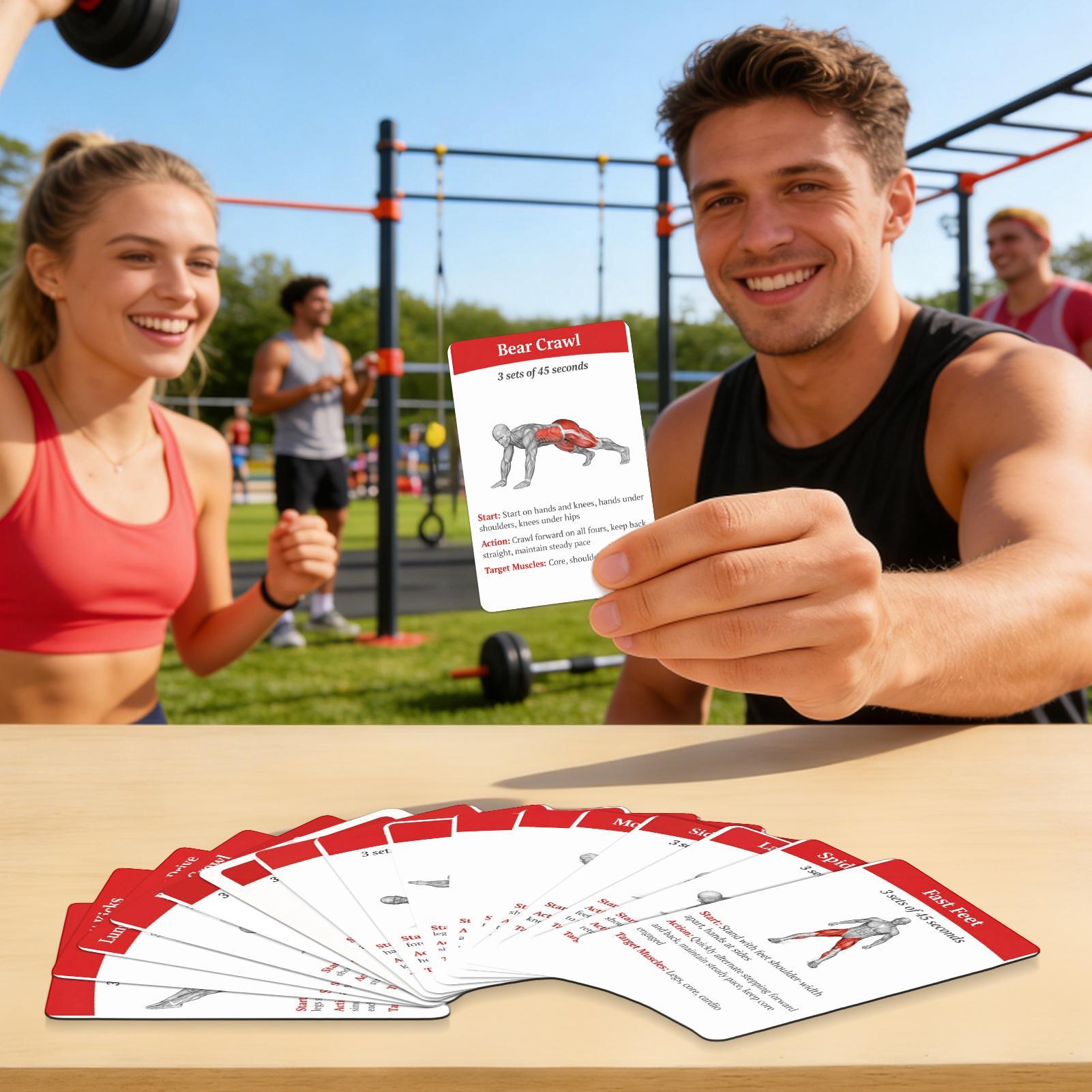 Карточки для тренировок, набор – обзор и цена Home Gym Portable