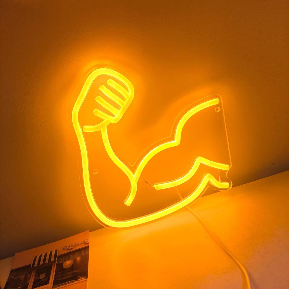 Неоновая вывеска «Фитнес-мотив – обзор и цена Home Gym Neon Sign